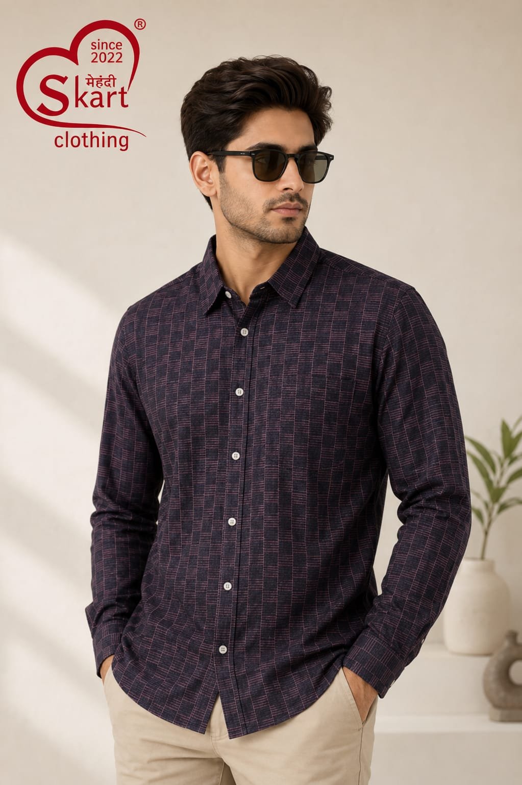Levi's Premium Dark Pattern Shirt – Modern & Elegant - View 2