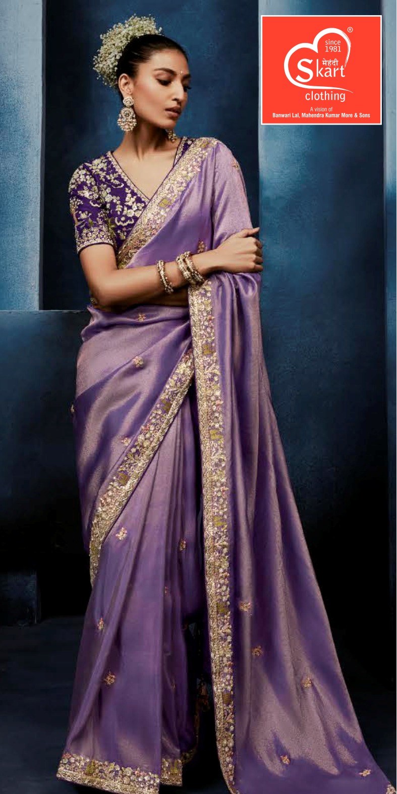 Premium Pure Chiffon Boutique Work Saree with Unstitched Blouse