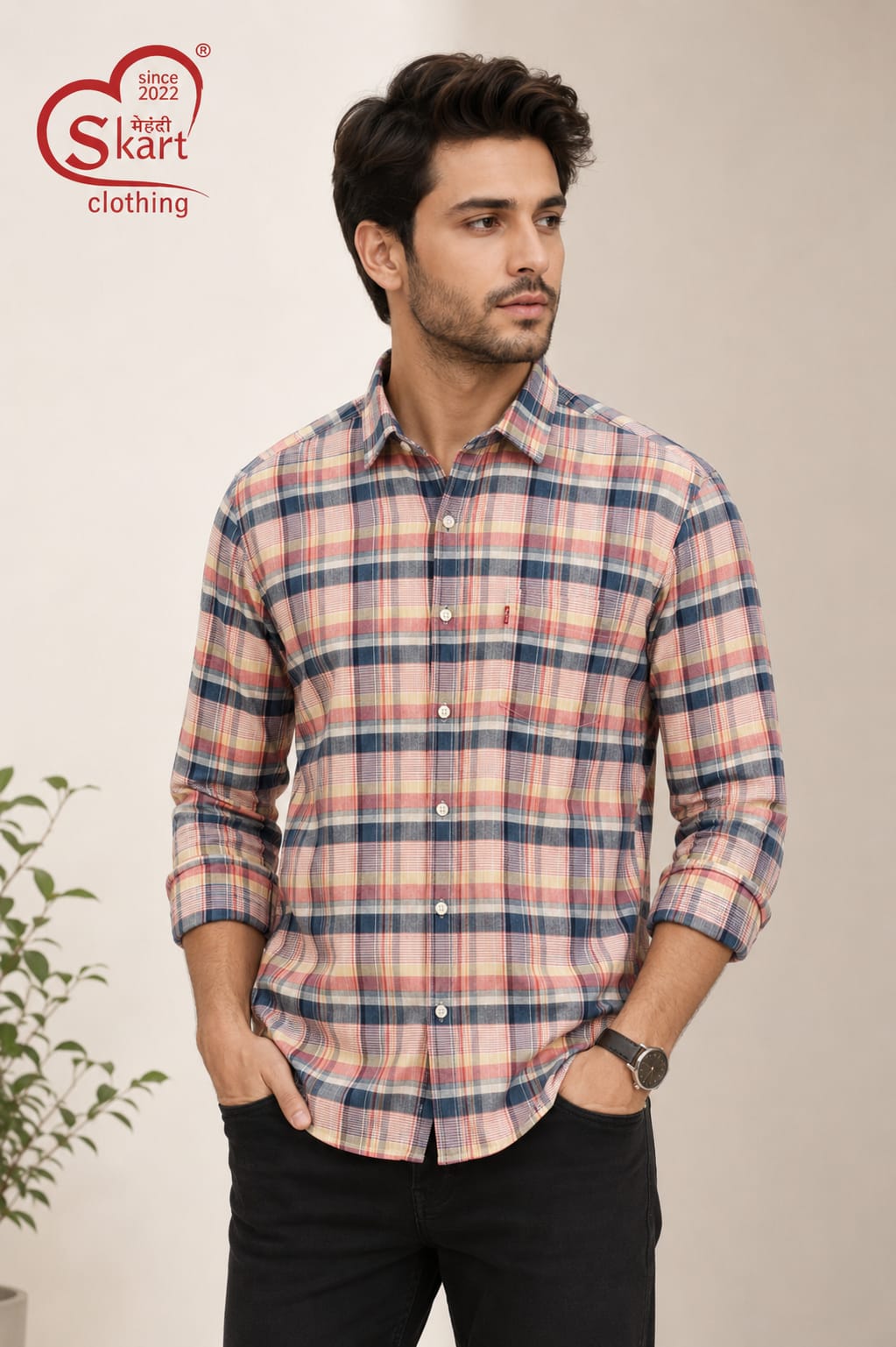 Classic Checkered Shirt – Smart & Stylish